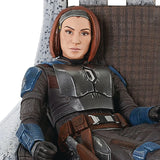 Star Wars Premier Collection Mandalorian Bo-Katan on Throne Statue