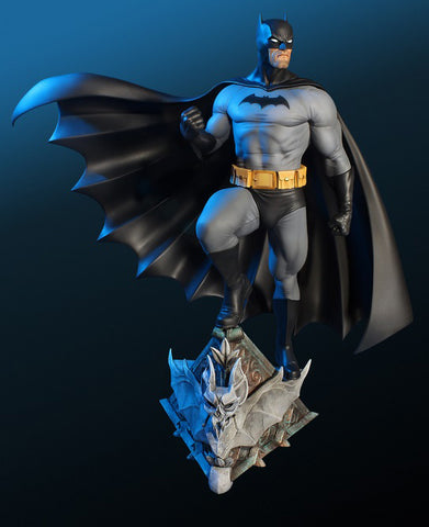DC Super Powers Batman Gray and Black Variant Maquette Statue