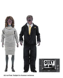 Retro Clothed Action Figures - They Live - 8" Aliens (Male / Female) 2-Pack