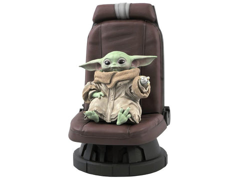 Star Wars The Mandalorian Child in Chair 1:2 Scale Statue