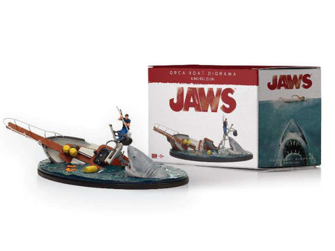 Jaws Orca Boat Diorama Statue